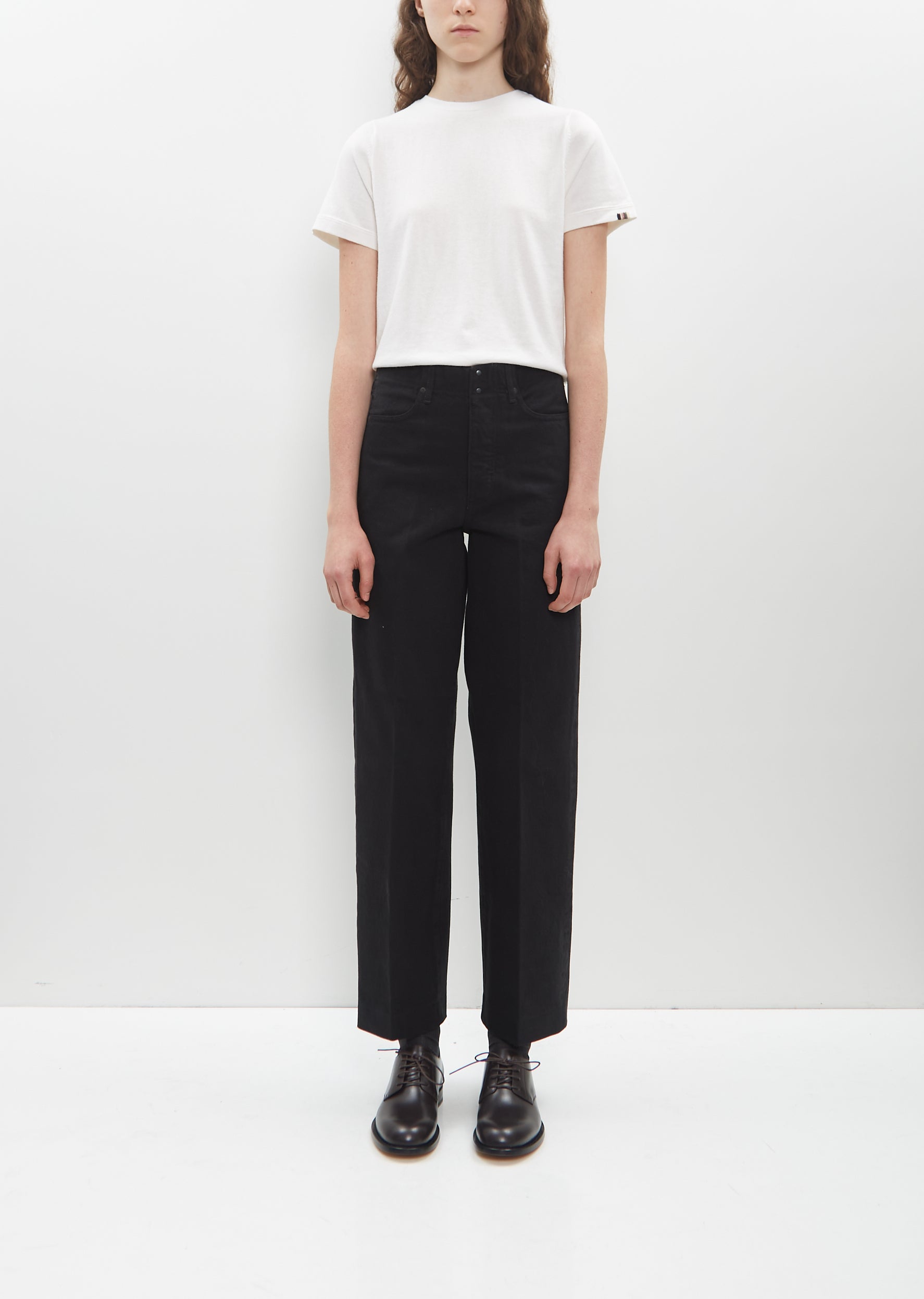 Jean Trousers — Black – La Garçonne