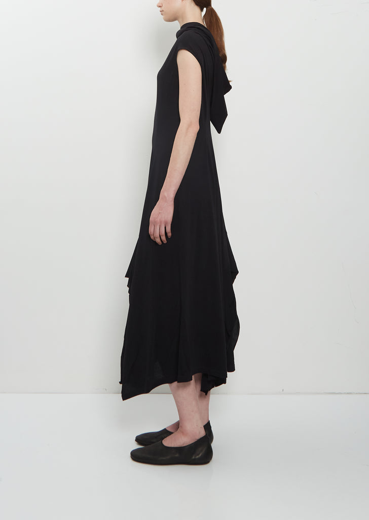 Hooded Sleeveless Dress