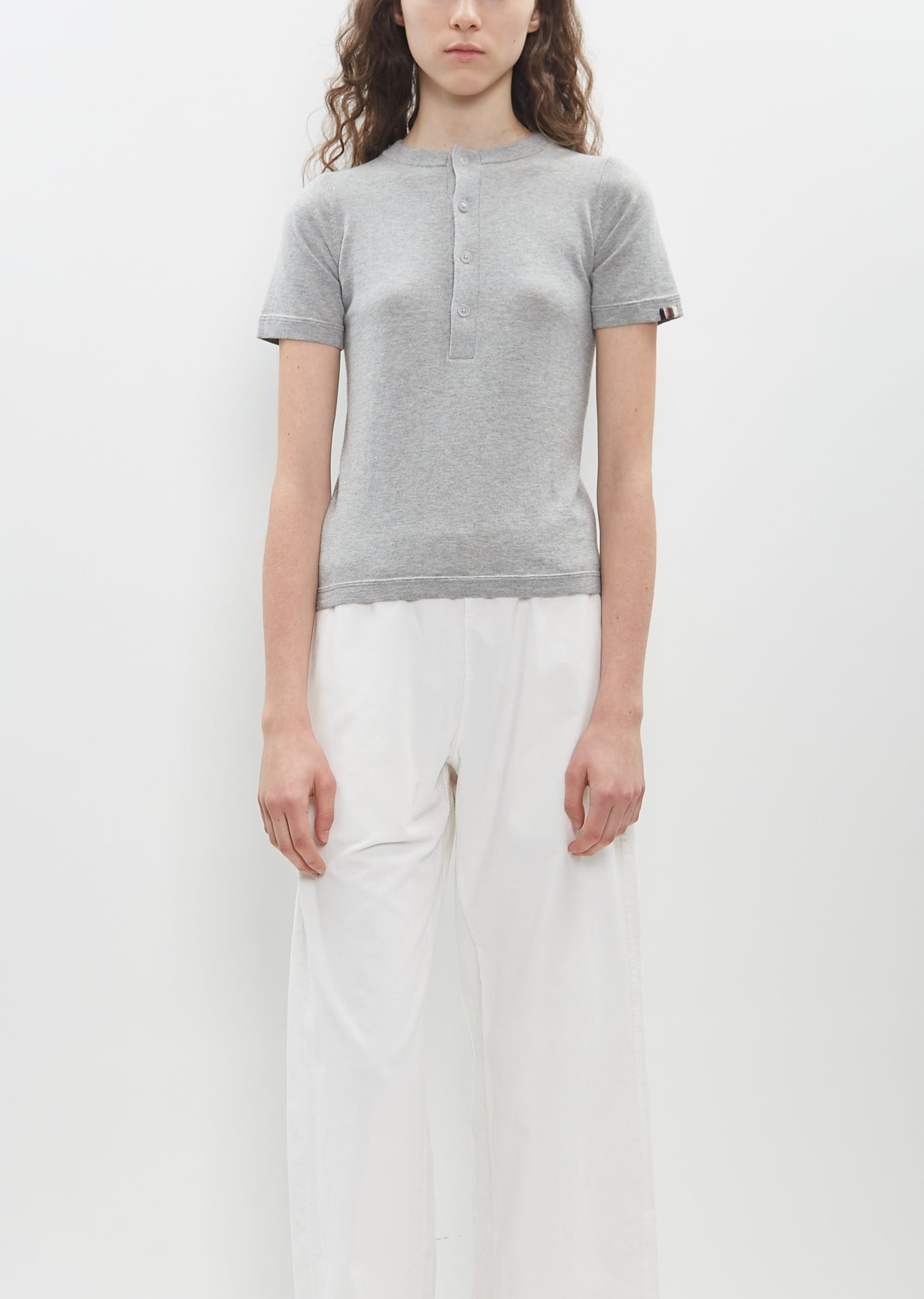 Cotton Cashmere n° 369 Eva Top — Grey – La Garçonne