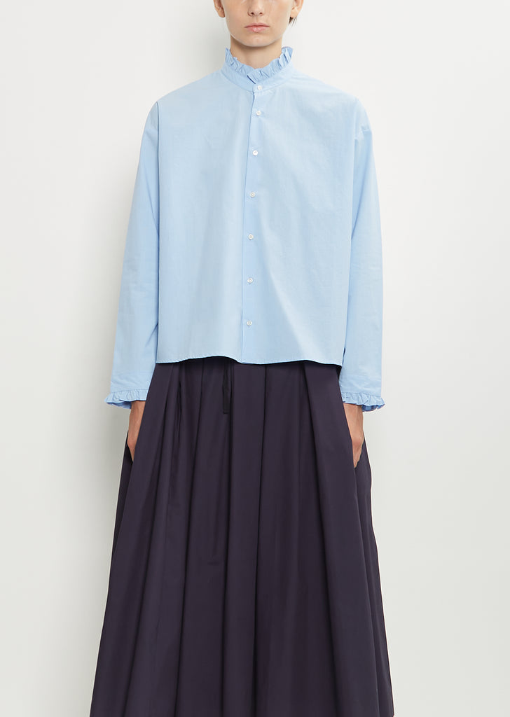 Bebette Typewriter Washed Cotton Blouse