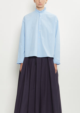 Bebette Typewriter Washed Cotton Blouse