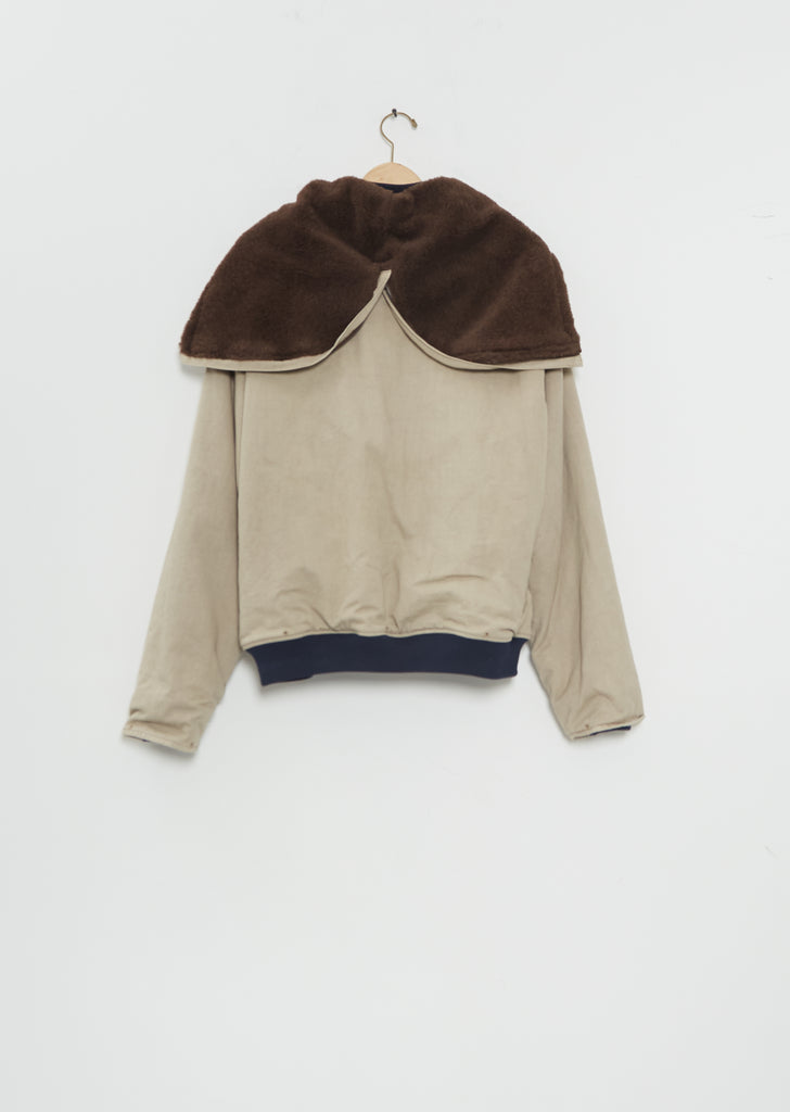 Vintage WW2 US Navy Deck Hooded Jacket
