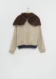 Vintage WW2 US Navy Deck Hooded Jacket
