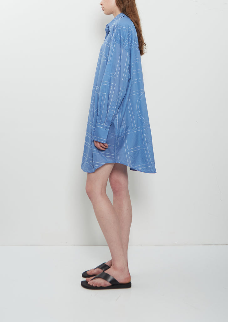 Long Summer Shirt Dress