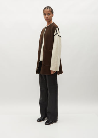 Felted Wool Vest