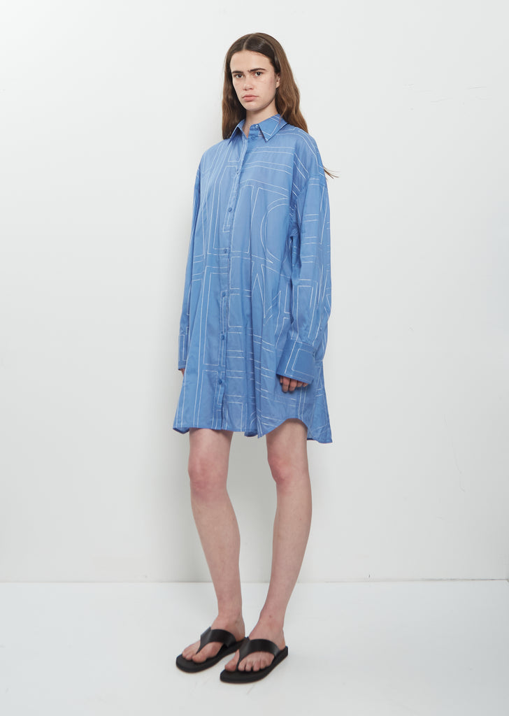 Long Summer Shirt Dress