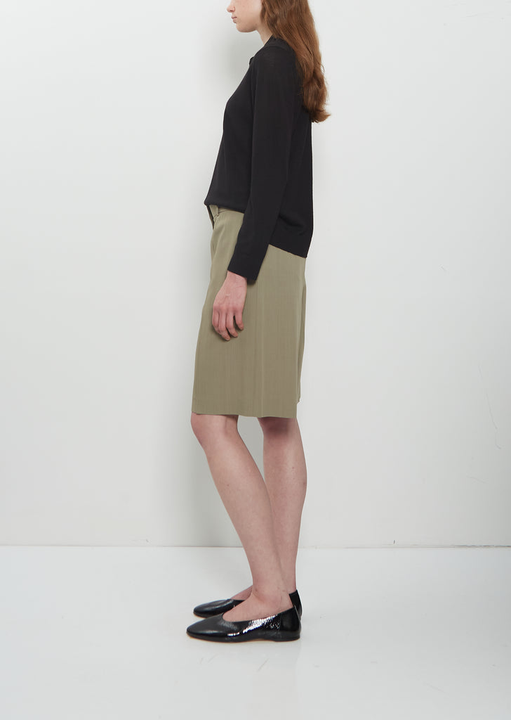 Wide Fluid Shorts