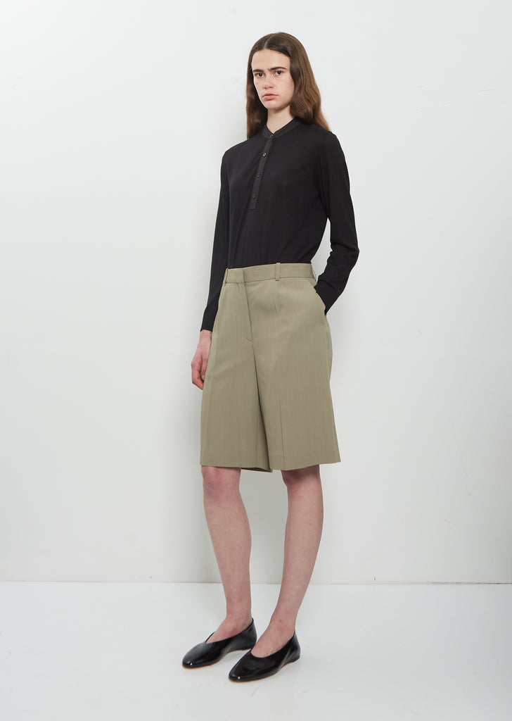 Wide Fluid Shorts
