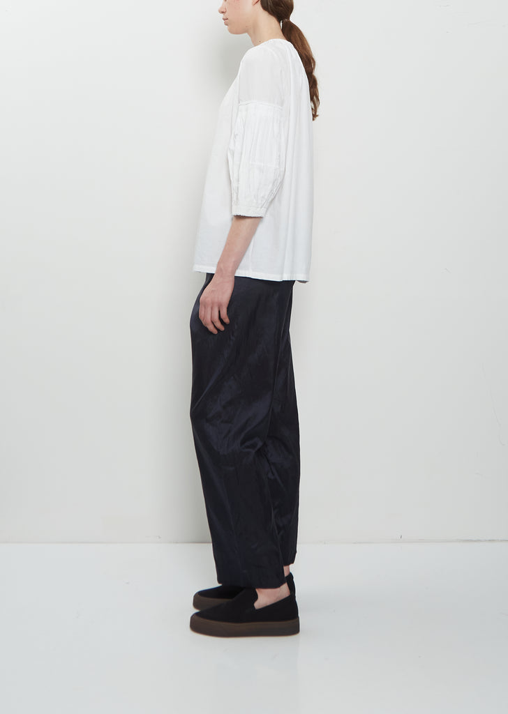 Dense Khadi Cotton Mary Ellen Mark Blouse — Rice