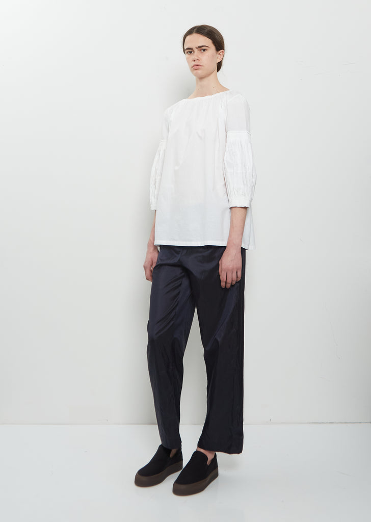 Dense Khadi Cotton Mary Ellen Mark Blouse — Rice