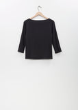 Didion Rib Tee — Black