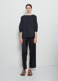 Dense Khadi Cotton Mary Ellen Mark Blouse — Midnight