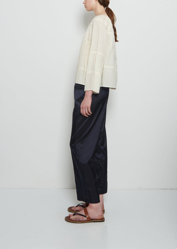 Fine Khadi Cotton Peasant Blouse