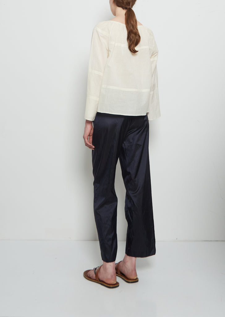 Fine Khadi Cotton Peasant Blouse