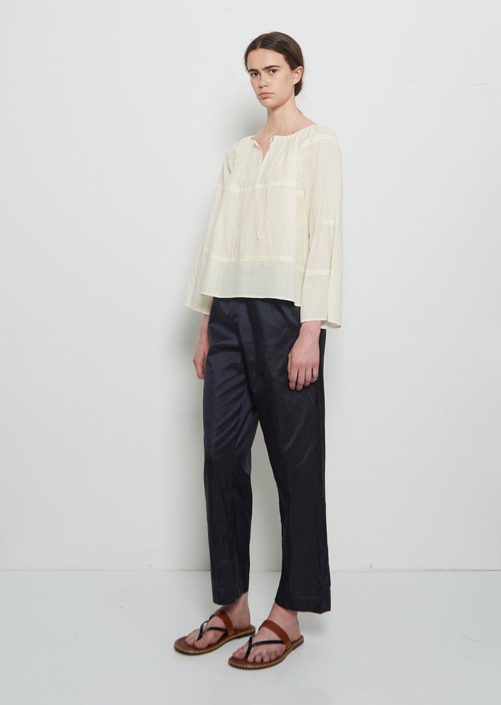 Fine Khadi Cotton Peasant Blouse