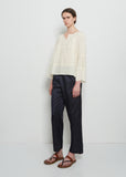 Fine Khadi Cotton Peasant Blouse