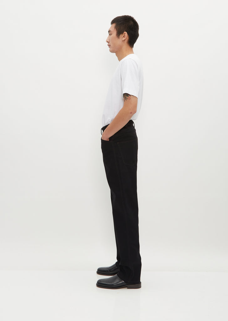 Men's Curved 5 Pocket Pants — Black