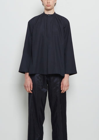 Khadi Cotton Kyrgyz Top — Midnight