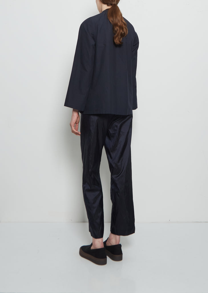 Khadi Cotton Kyrgyz Top — Midnight