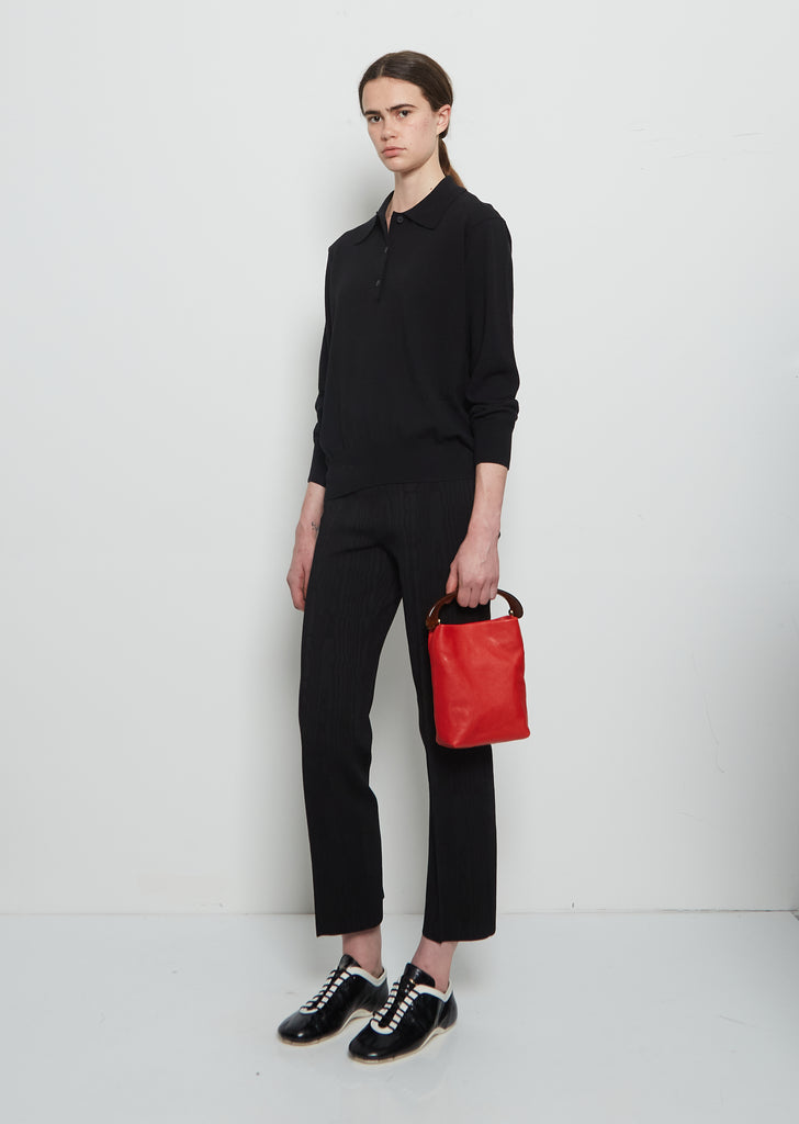 Crisp Leather Bag — Red