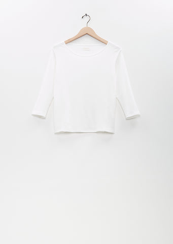 Didion Rib Tee — White