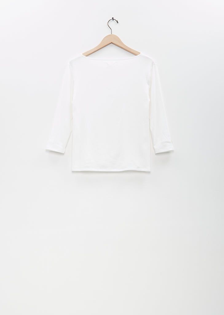 Didion Rib Tee — White