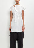 Cotton Right Side Drape Top