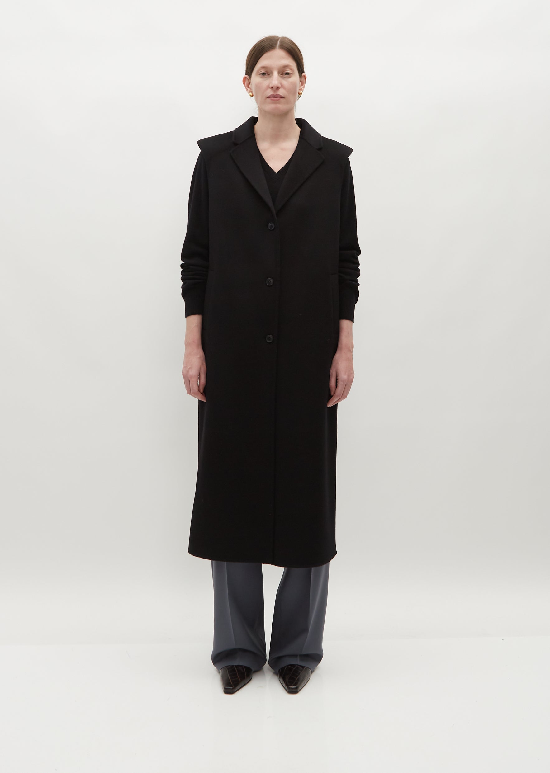 Wool Oversized Trench Coat – La Garçonne