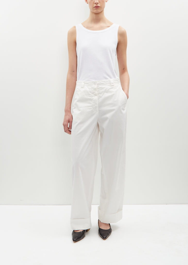 Pakora Cotton Pants — Off White