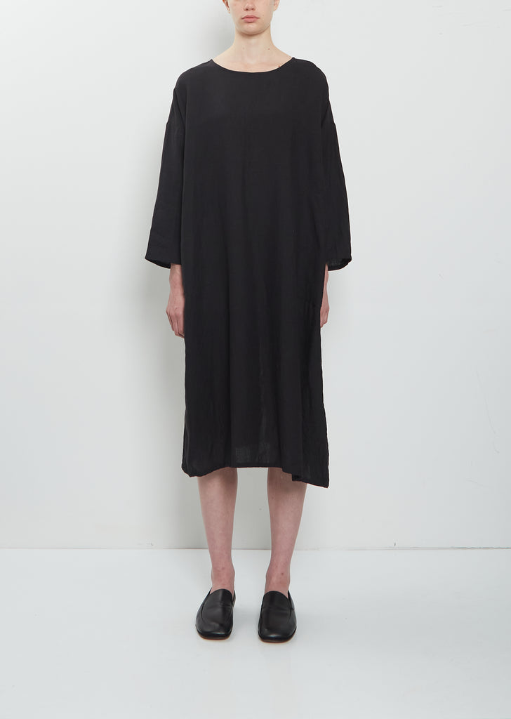 Toujours Linen Over Dress Black Size: 2 Toujours Linen Over Dress Black Size: 2