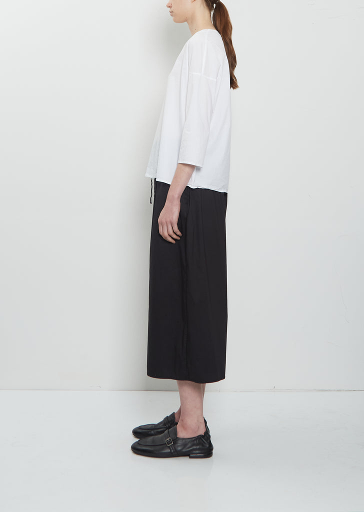 Stretch Light Canvas T-Shirt — White