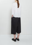 Stretch Light Canvas T-Shirt — White