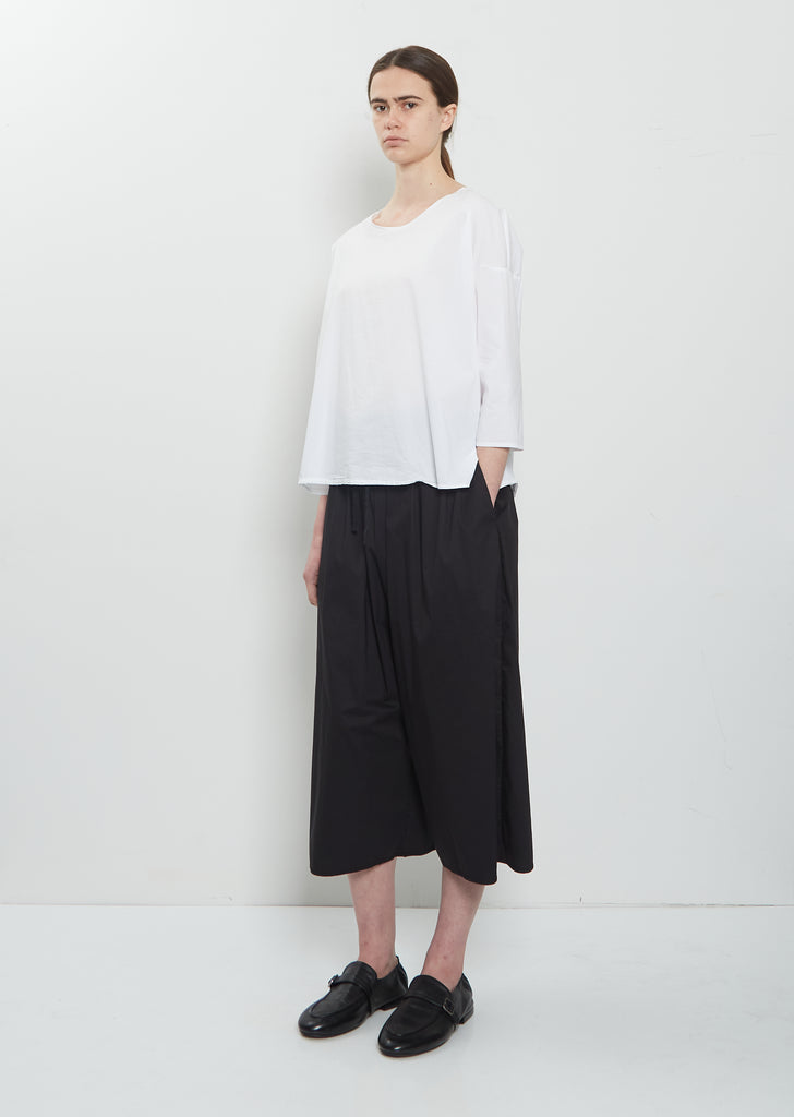 Stretch Light Canvas T-Shirt — White