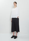 Stretch Light Canvas T-Shirt — White