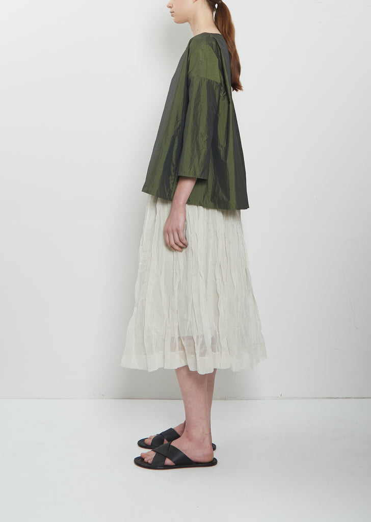 Technical Taffeta Short Tunic
