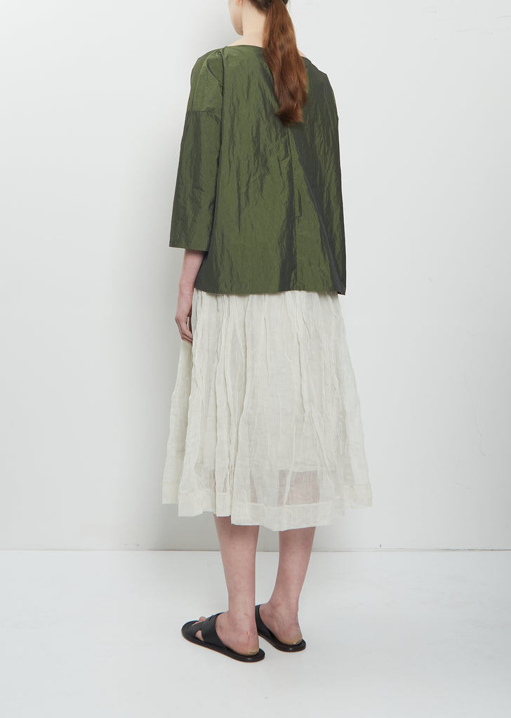 Technical Taffeta Short Tunic