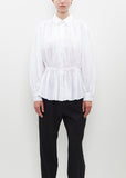 Pleated Button Blouse