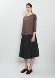 Stretch Light Canvas T-Shirt — Grape