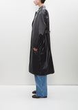 Belted Rain Coat with Slits