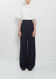 Cotton Popeline Full Pants — Midnight