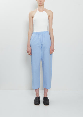 Carrot Cotton Pants — Sky