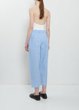 Carrot Cotton Pants — Sky