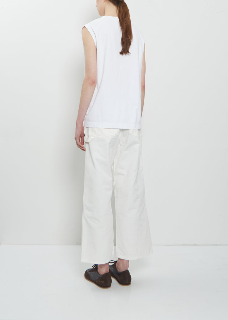 Sleeveless Cotton T-Shirt