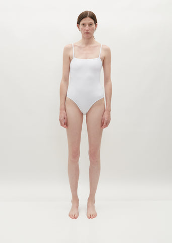 Aquarelle One-Piece Swimsuit — Blanc