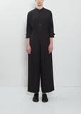 Pajama Long Cotton Pants — Black
