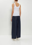 Luiza Organic Cotton Blend Tank — White
