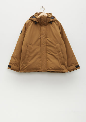 Down Army Hooded Jacket — Coyote