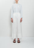 Pajama Long Cotton Pants — Off White