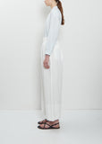 Pajama Long Cotton Pants — Off White