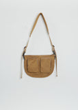 Gabardine Bodybag, Small — Beige